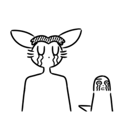 True parrots and rabbit cute sticker(rev sticker #12631886