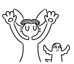 True parrots and rabbit cute sticker(rev sticker #12631896