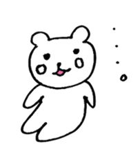Hangul Bear sticker #12632013