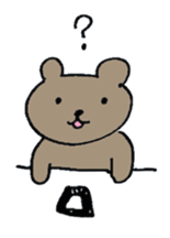 Hangul Bear sticker #12632018