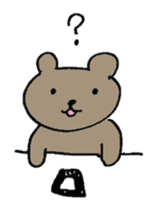 Hangul Bear sticker #12632018