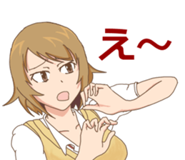 High school girls Nao3 sticker #12632155