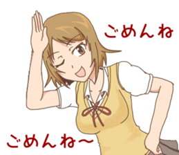High school girls Nao3 sticker #12632161