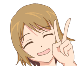 High school girls Nao3 sticker #12632177