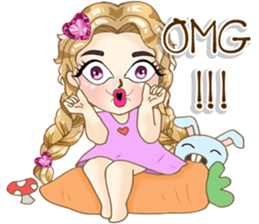 Girl talk (eng) sticker #12632389