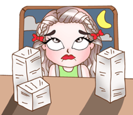 Girl talk (eng) sticker #12632391