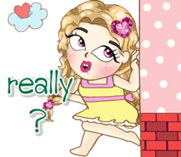 Girl talk (eng) sticker #12632395