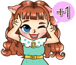 Girl talk (eng) sticker #12632398