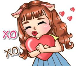 Girl talk (eng) sticker #12632400