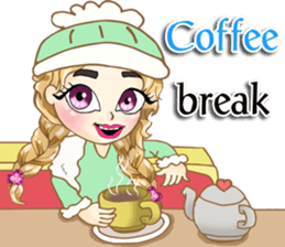 Girl talk (eng) sticker #12632402