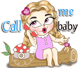 Girl talk (eng) sticker #12632403