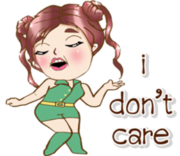 Girl talk (eng) sticker #12632404