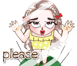 Girl talk (eng) sticker #12632406