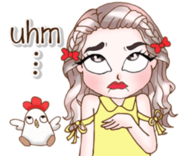 Girl talk (eng) sticker #12632410