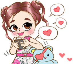 Girl talk (eng) sticker #12632412