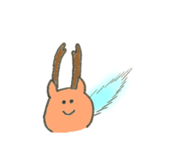 Deer's name is Ito sticker #12632860