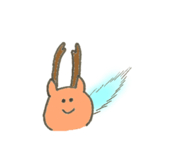 Deer's name is Ito sticker #12632860