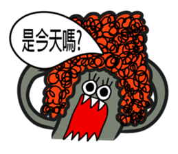 cup noodle monster sticker #12632887