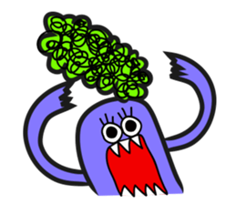 cup noodle monster sticker #12632891