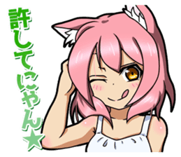 MOE-CAT-GIRL Stickers 2 sticker #12633599