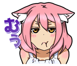 MOE-CAT-GIRL Stickers 2 sticker #12633600