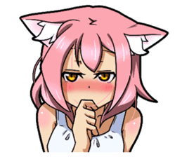 MOE-CAT-GIRL Stickers 2 sticker #12633605