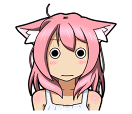 MOE-CAT-GIRL Stickers 2 sticker #12633606