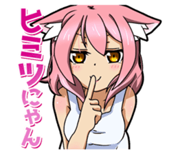 MOE-CAT-GIRL Stickers 2 sticker #12633608