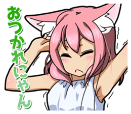 MOE-CAT-GIRL Stickers 2 sticker #12633609