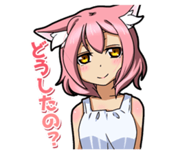 MOE-CAT-GIRL Stickers 2 sticker #12633610