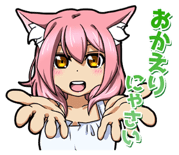 MOE-CAT-GIRL Stickers 2 sticker #12633615