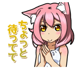 MOE-CAT-GIRL Stickers 2 sticker #12633616