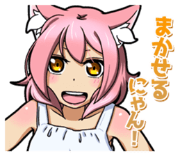 MOE-CAT-GIRL Stickers 2 sticker #12633618