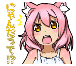 MOE-CAT-GIRL Stickers 2 sticker #12633622