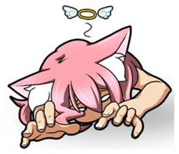 MOE-CAT-GIRL Stickers 2 sticker #12633625