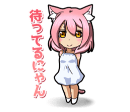 MOE-CAT-GIRL Stickers 2 sticker #12633626