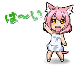 MOE-CAT-GIRL Stickers 2 sticker #12633630