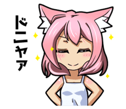 MOE-CAT-GIRL Stickers 2 sticker #12633633