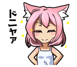 MOE-CAT-GIRL Stickers 2 sticker #12633633