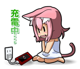 MOE-CAT-GIRL Stickers 2 sticker #12633637