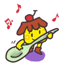 With a pudding sticker #12633939