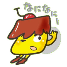 With a pudding sticker #12633955