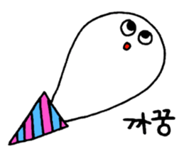 OBAKE-shan, 3rd Korean sticker #12634193