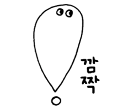 OBAKE-shan, 3rd Korean sticker #12634197