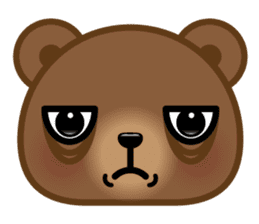 Coffee Bear 4 (Facial Expression) sticker #12634562