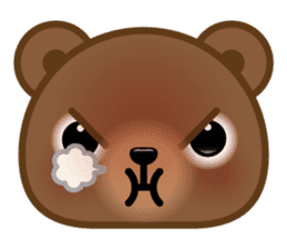 Coffee Bear 4 (Facial Expression) sticker #12634566