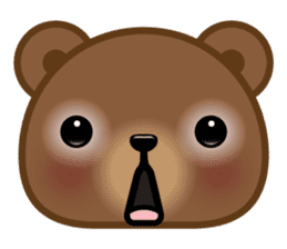 Coffee Bear 4 (Facial Expression) sticker #12634568