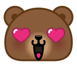 Coffee Bear 4 (Facial Expression) sticker #12634576