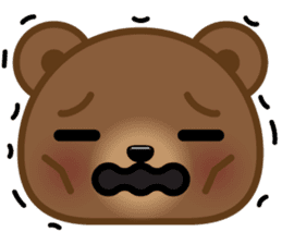 Coffee Bear 4 (Facial Expression) sticker #12634584