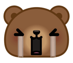 Coffee Bear 4 (Facial Expression) sticker #12634590